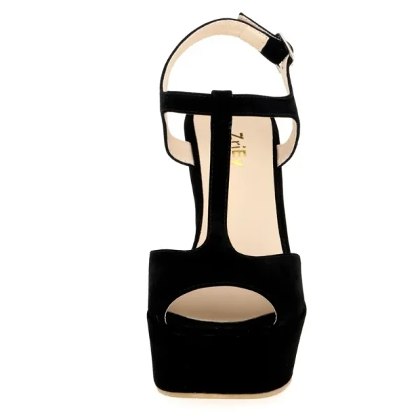 Fashion Women's Open Toe Sandals High Wedge - Image 3