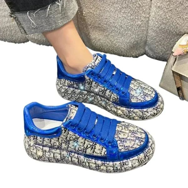 Women's Rhinestone Sneakers - Image 3