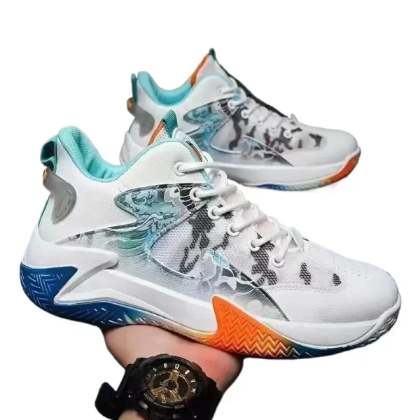 Unisex High-Top Basketball Sneakers - Image 5