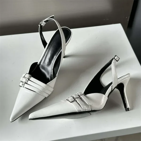 Belt Buckle Pointed Heels - Image 2