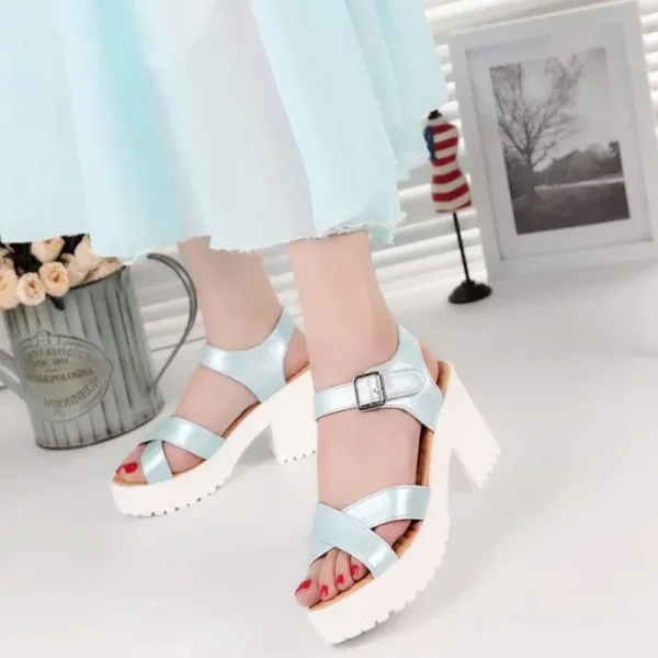 Big Size Platform High-Heel Sandals - Image 5