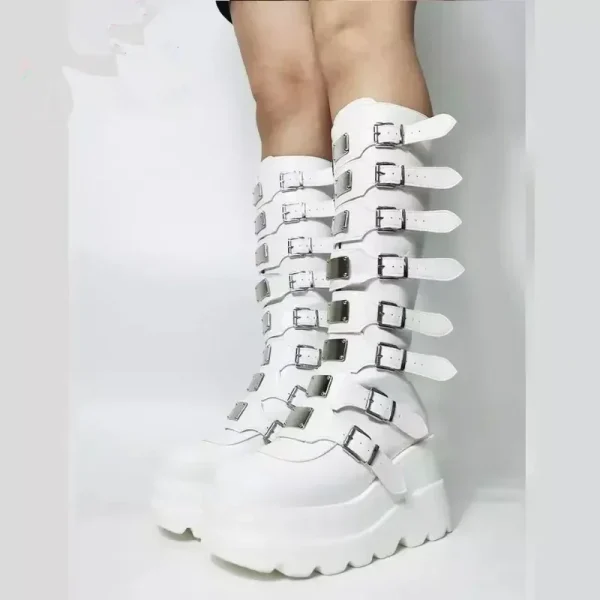 Women's Mid-Calf Platform Boots - Image 3