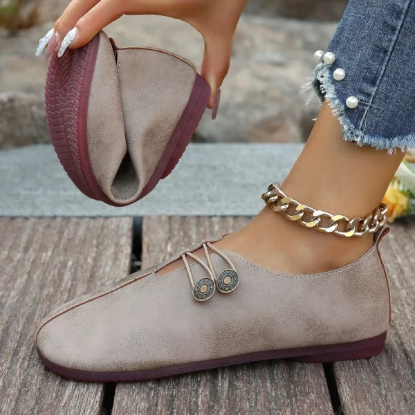 Trendy Round Toe Flats Summer Style - Image 3