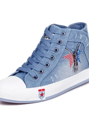 Women’s High-Top Canvas Sneakers