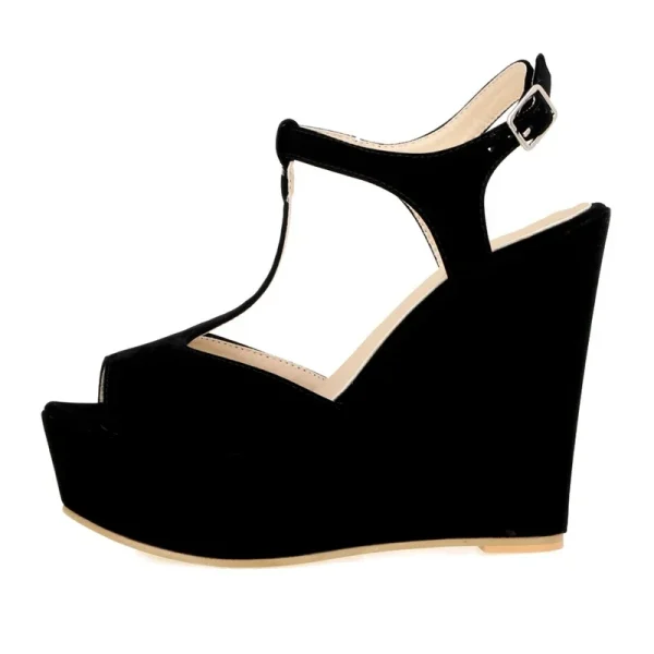 Fashion Women's Open Toe Sandals High Wedge - Image 2