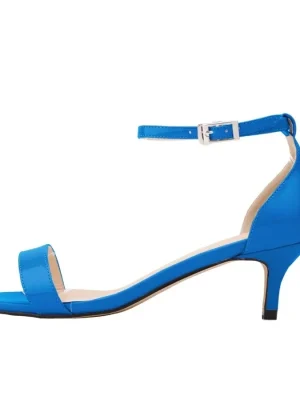 Low Heel Ankle Strap Sandals