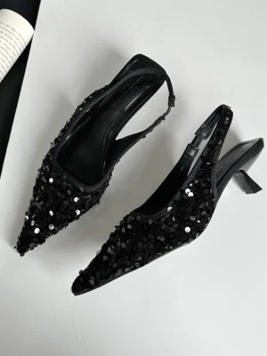 Crystal Rhinestone High Heels