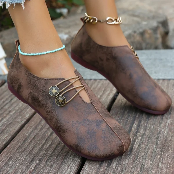 Trendy Round Toe Flats Summer Style - Image 2