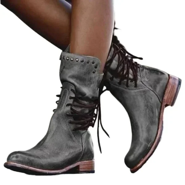 Women's Rivet Knight Boots - Image 2