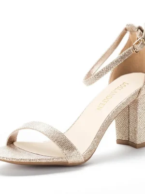 2025 Glitter Sandals Open Toe High Heels