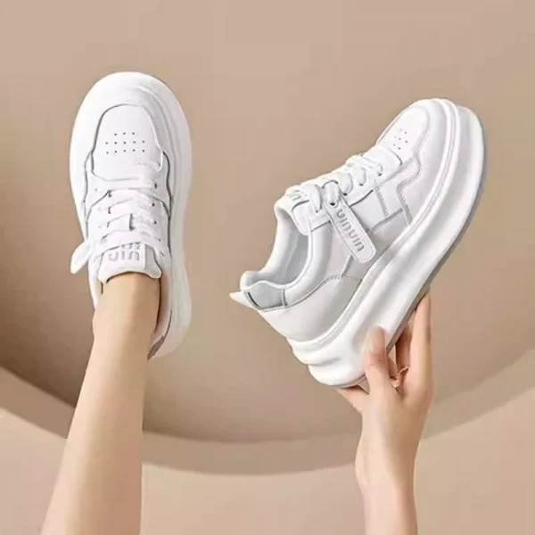 Thick Sole 6.5cm Height Increase Sneakers - Image 4