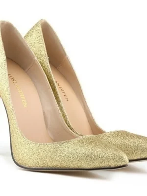 Gold Silver Sequin Stilettos 11cm Heels