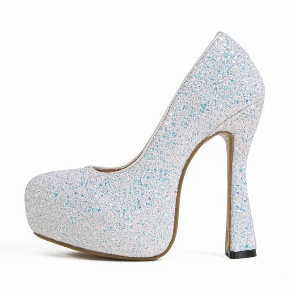 Bling Platform Heels - Image 5