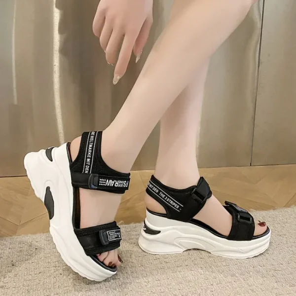 Wedge Platform Sports Sandals - Image 4