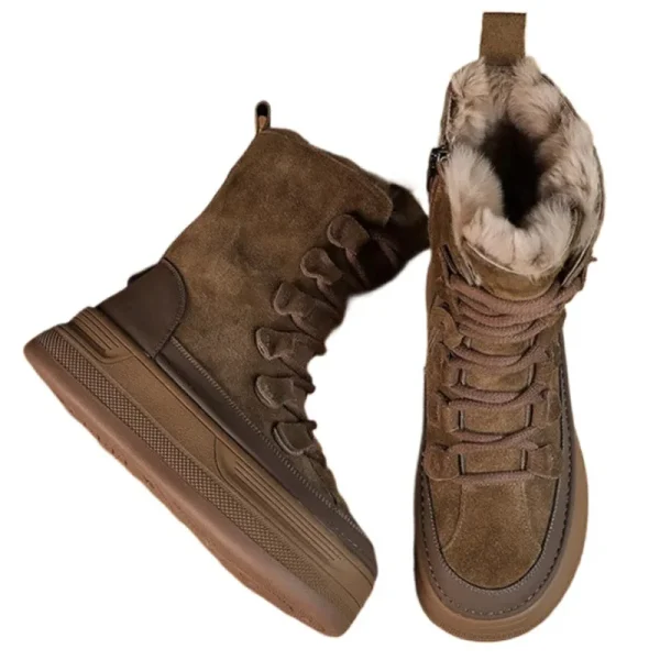 Women's British Style Snow Boots - Image 5