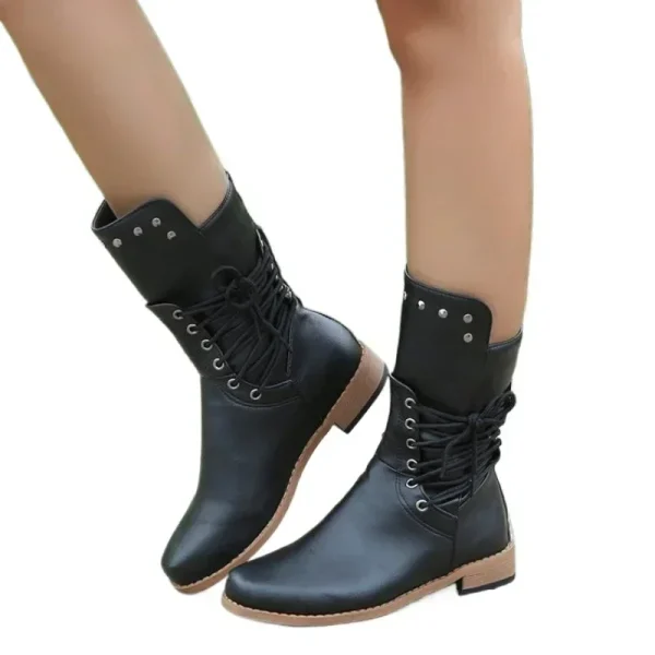 Women's Rivet Knight Boots - Image 6