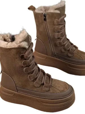 Women’s British Style Snow Boots