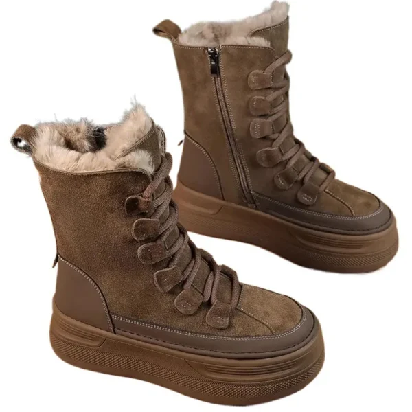 Women's British Style Snow Boots