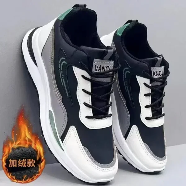 Men's Patchwork Breathable Running Sneakers - Image 3