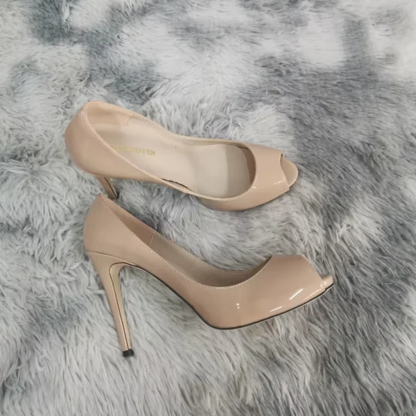 Platform Peep Toe Stiletto Heels - Image 4