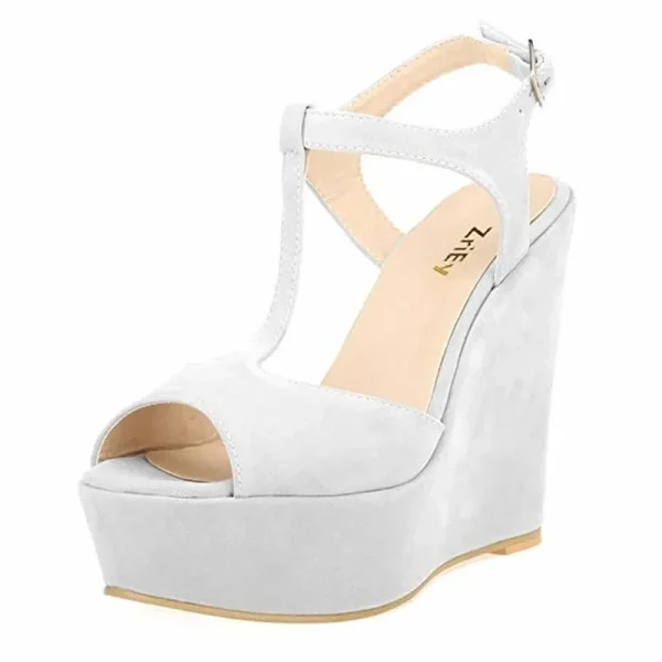 Fashion Women's Open Toe Sandals High Wedge - Image 6