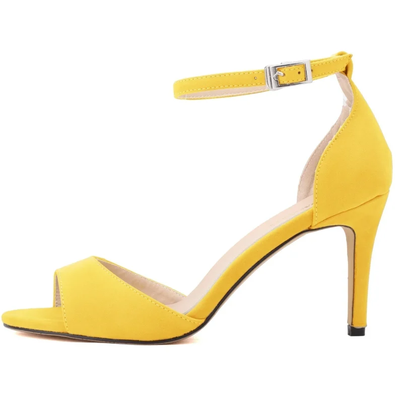 Sexy Ankle Strap Stiletto Sandals High Heels - Image 5
