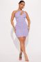 Cutout Slim Hip Mini Dress for Summer
