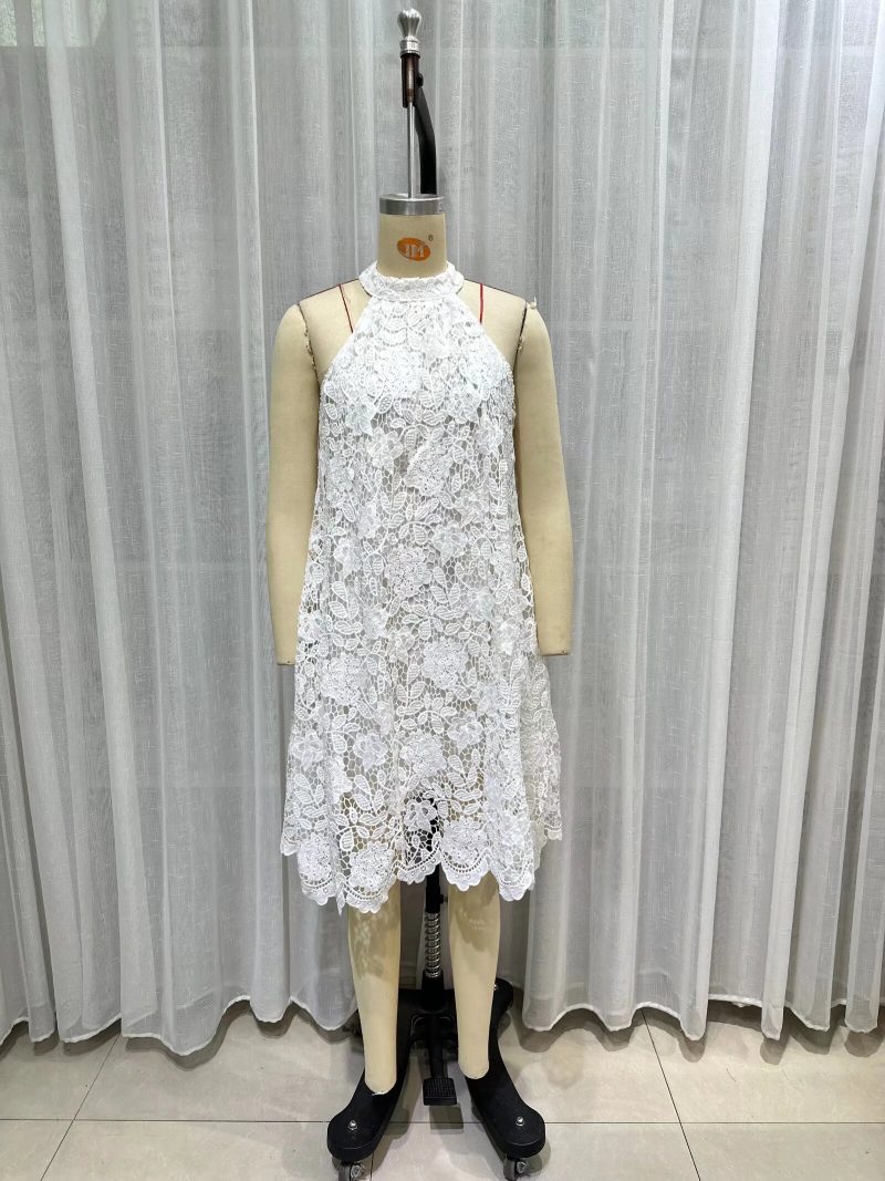 Elegant Halter Sleeveless Sexy Summer Dress