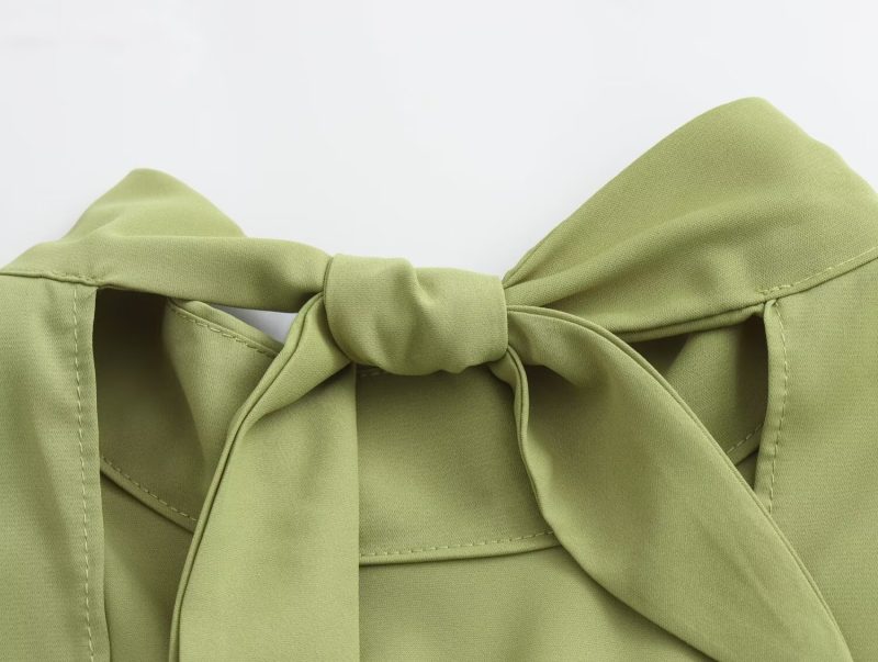 Spring Back Hollow-Out Cutout Side Split Dress - Image 4