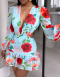 Hollow Out Sexy Printed Summer Dress