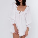 Summer Loose Hollow Out Embroidered Dress Women