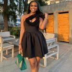 Sexy Sleeveless Backless Three-Dimensional Circle Dress