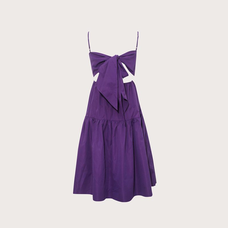 Bohemian Bow Suspenders Maxi Vacation Dress - Image 4