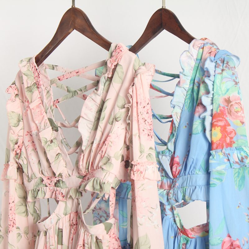 Chic Women’s Spring Summer Elegant Dress - Image 2
