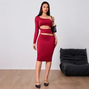 Autumn Winter Socialite Bodycon Dress