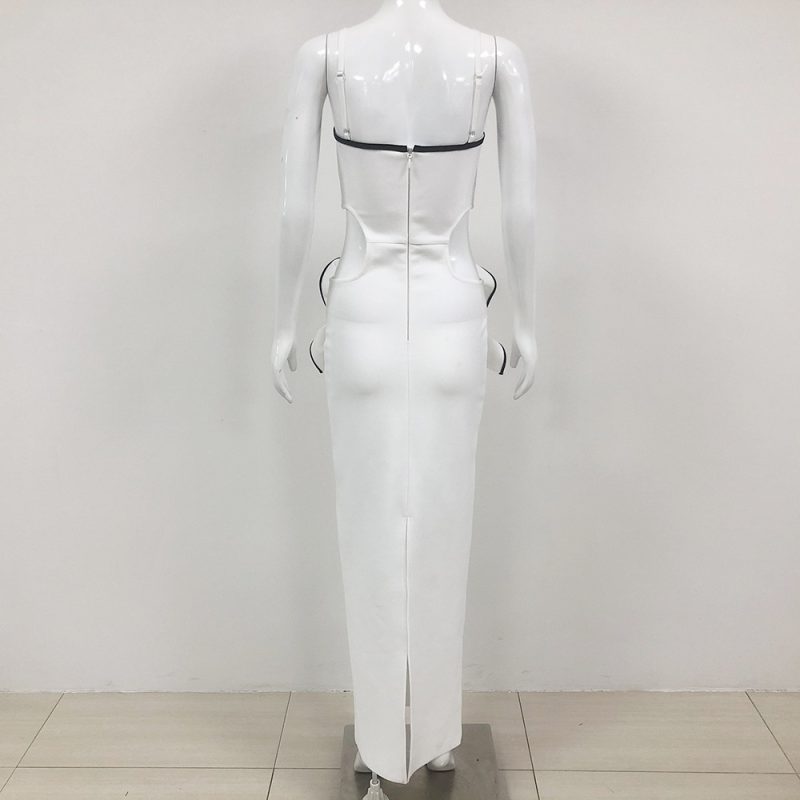 Sexy Summer Floral Suspender Bandage One-Piece Dress - Image 3