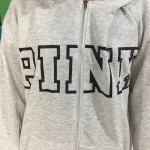 Zippers Hoodies Women Coat Casual Gray Femme Korean Fur photo review