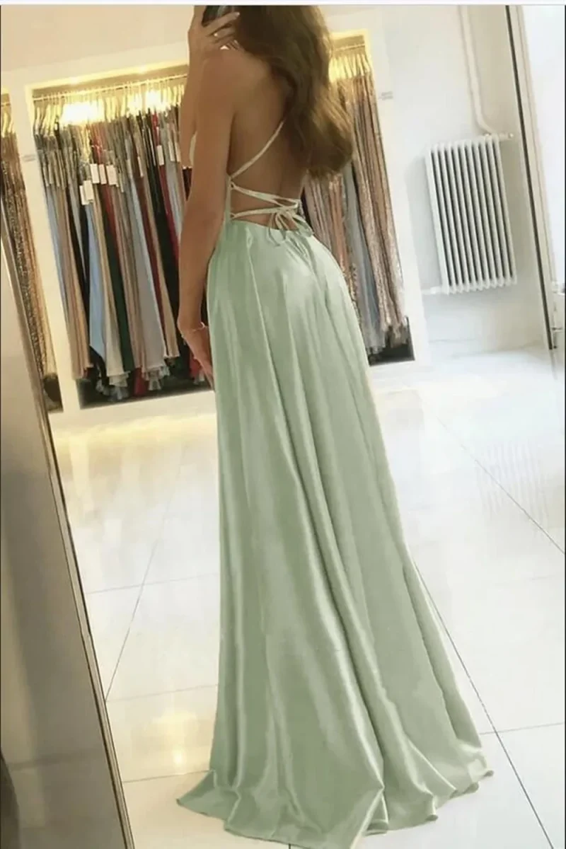 Backless Side Slit Evening Gown 2025 - Image 3