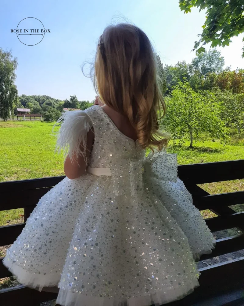Lace Tulle Princess Flower Girl Dress - Image 2