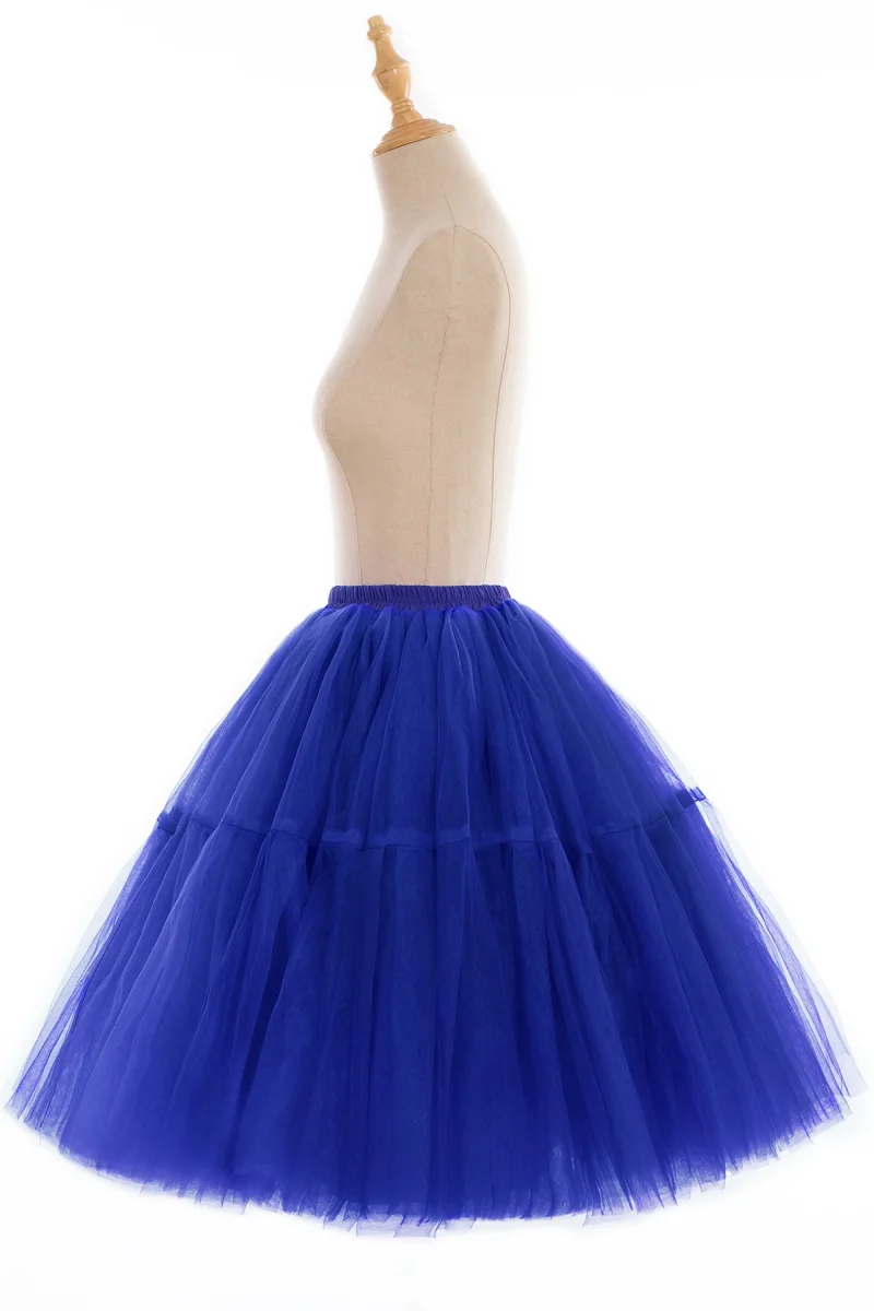 Royal Blue Multi-Layer Tutu Petticoat - Image 3