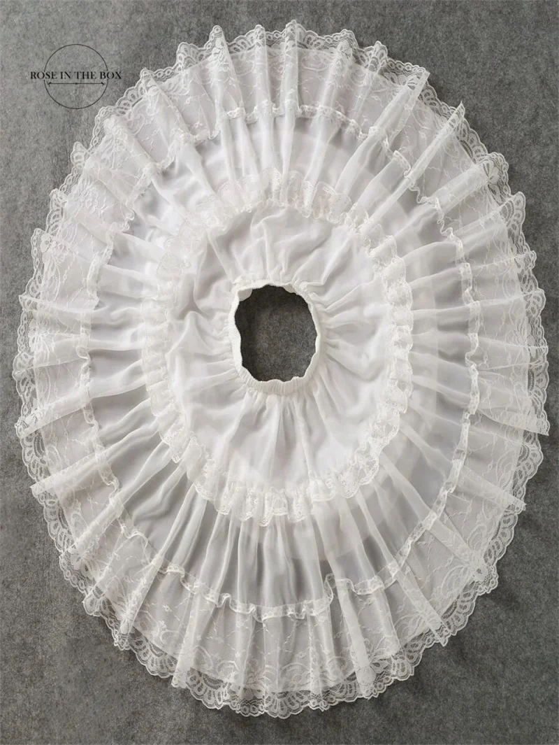 Girls Lace Cosplay Petticoat Underskirt - Image 2