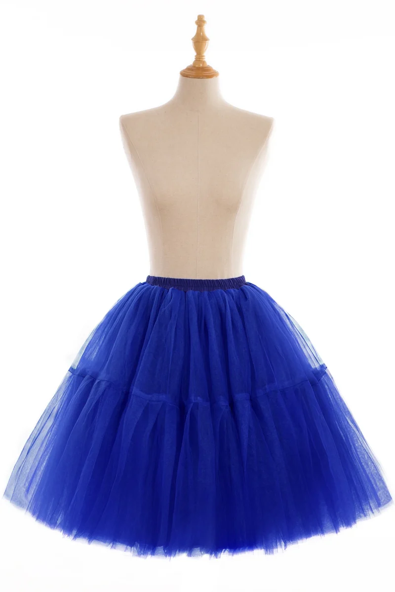 Royal Blue Multi-Layer Tutu Petticoat - Image 2
