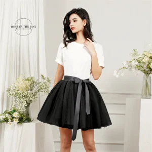 50cm Puffy Tulle Bridesmaid Mini Skirt