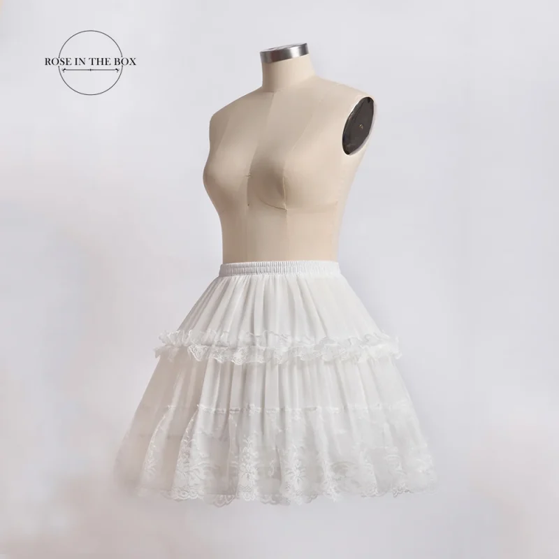 Girls Lace Cosplay Petticoat Underskirt - Image 3