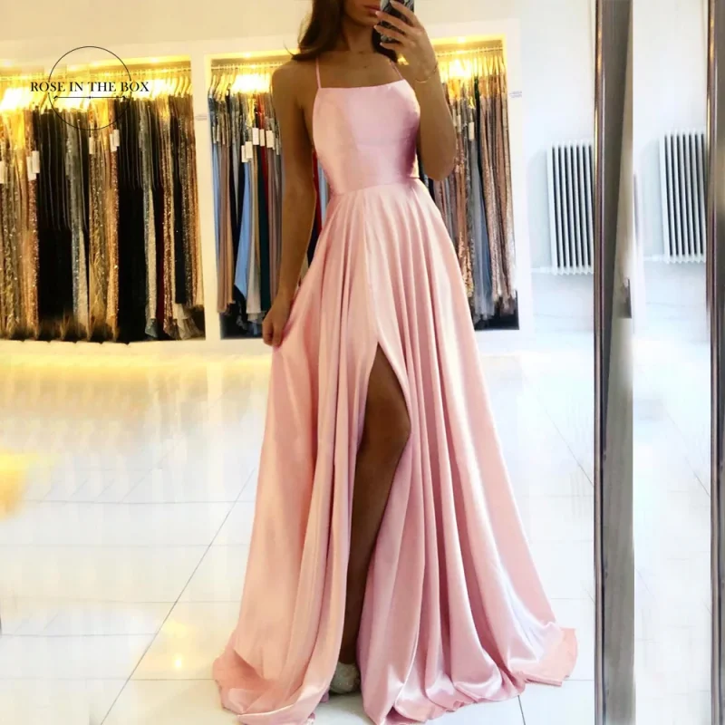 Backless Side Slit Evening Gown 2025