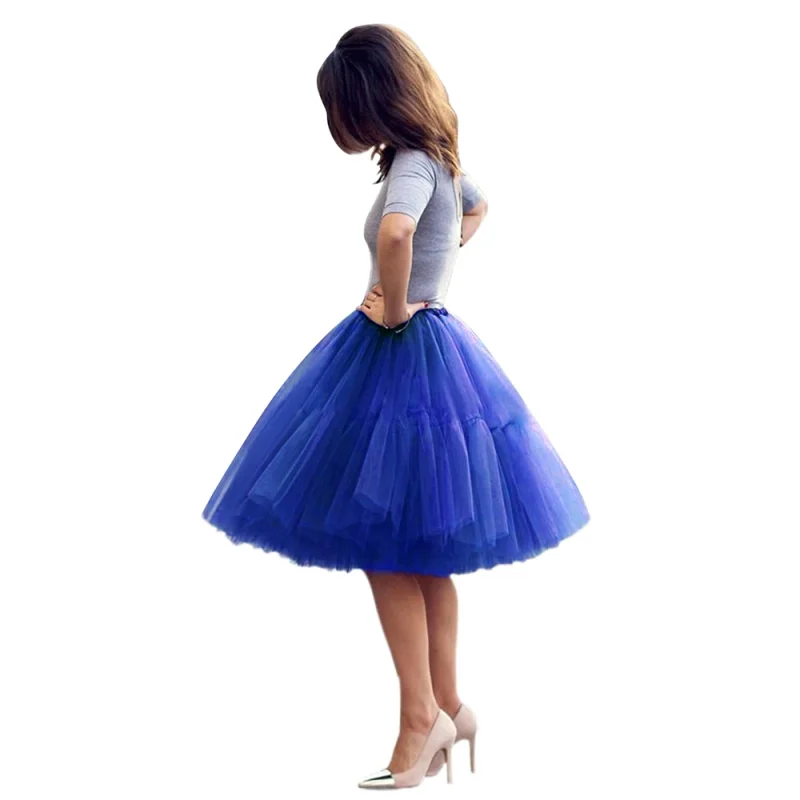 Royal Blue Multi-Layer Tutu Petticoat - Image 4
