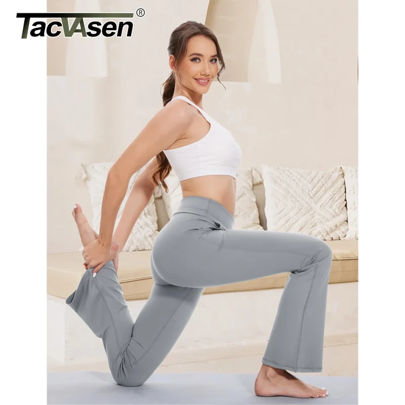 Women’s Flare Yoga Pants with High Waist - Image 4