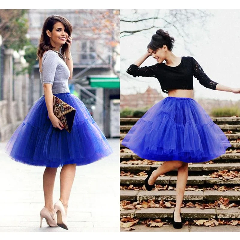 Royal Blue Multi-Layer Tutu Petticoat - Image 5