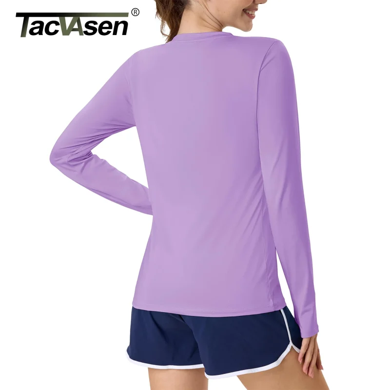 Women's UPF 80+ Long Sleeve Workout Tee - Image 2