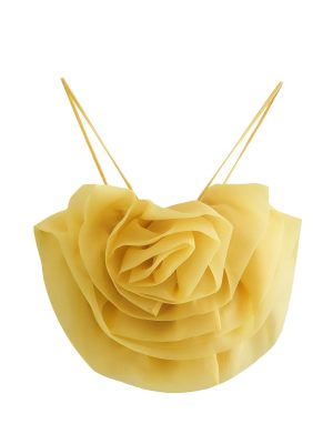 Summer Floral 3D Rose Sexy Strap Top